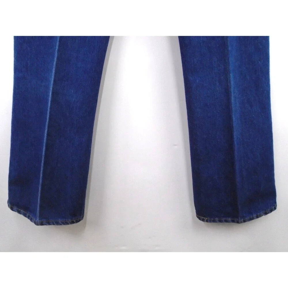 Vintage Levi's 517 1980's ORANGE TAB Men Bootcut Blue Jeans 34 (32x30) MADE USA - Picture 12 of 16